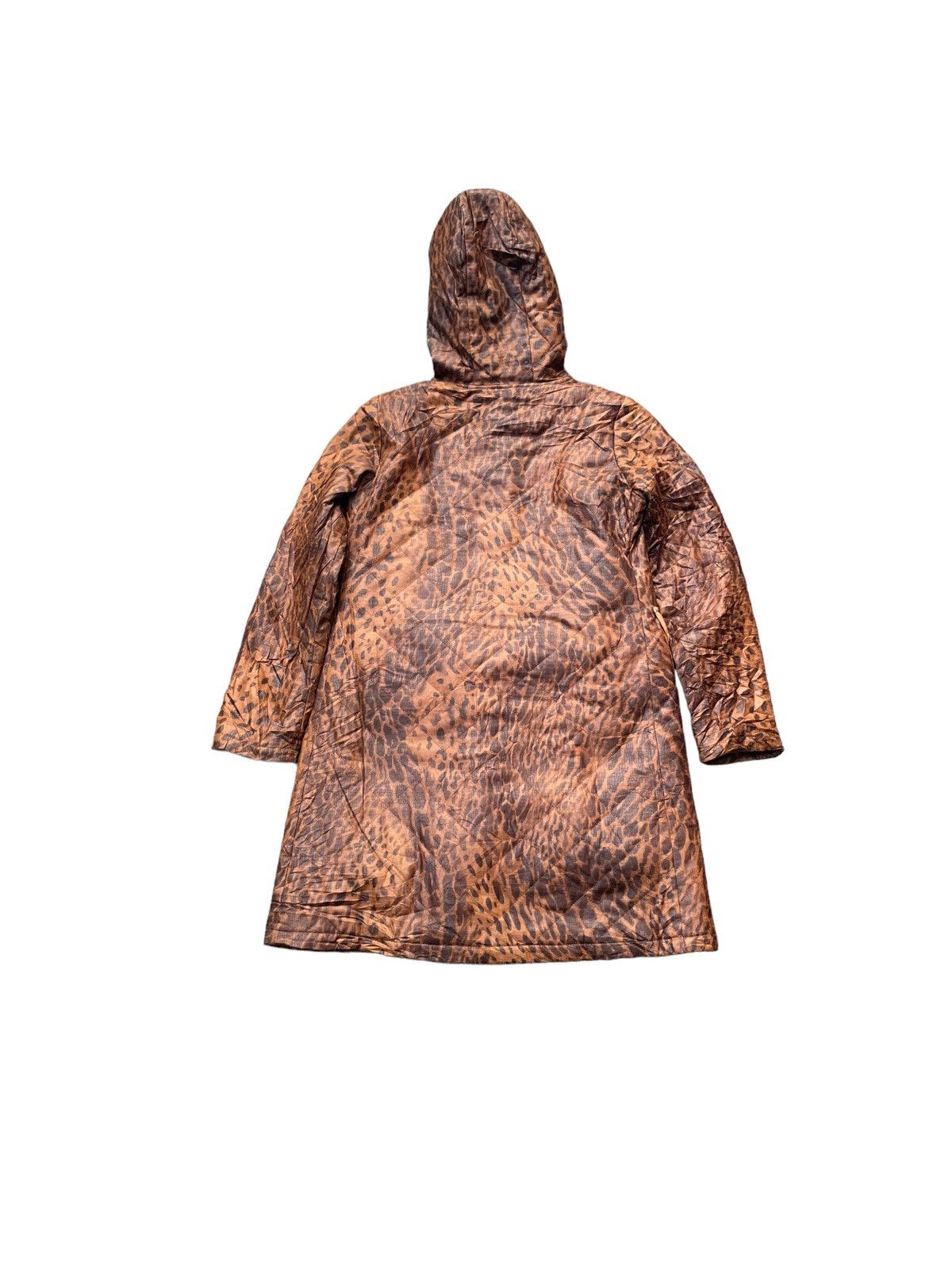 Barneys New York × Designer Barneys Newyork Leopard Design Parka Jacket Size S / US 4 / IT 40 - 7 Thumbnail