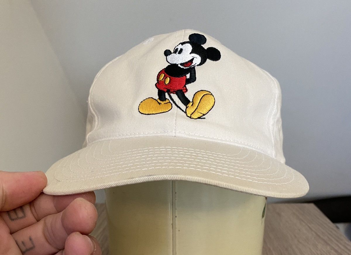 Mickey Mouse × Vintage Vintage 90’s Mickey Mouse Dad Hat Strapback Cap Size ONE SIZE - 5 Thumbnail