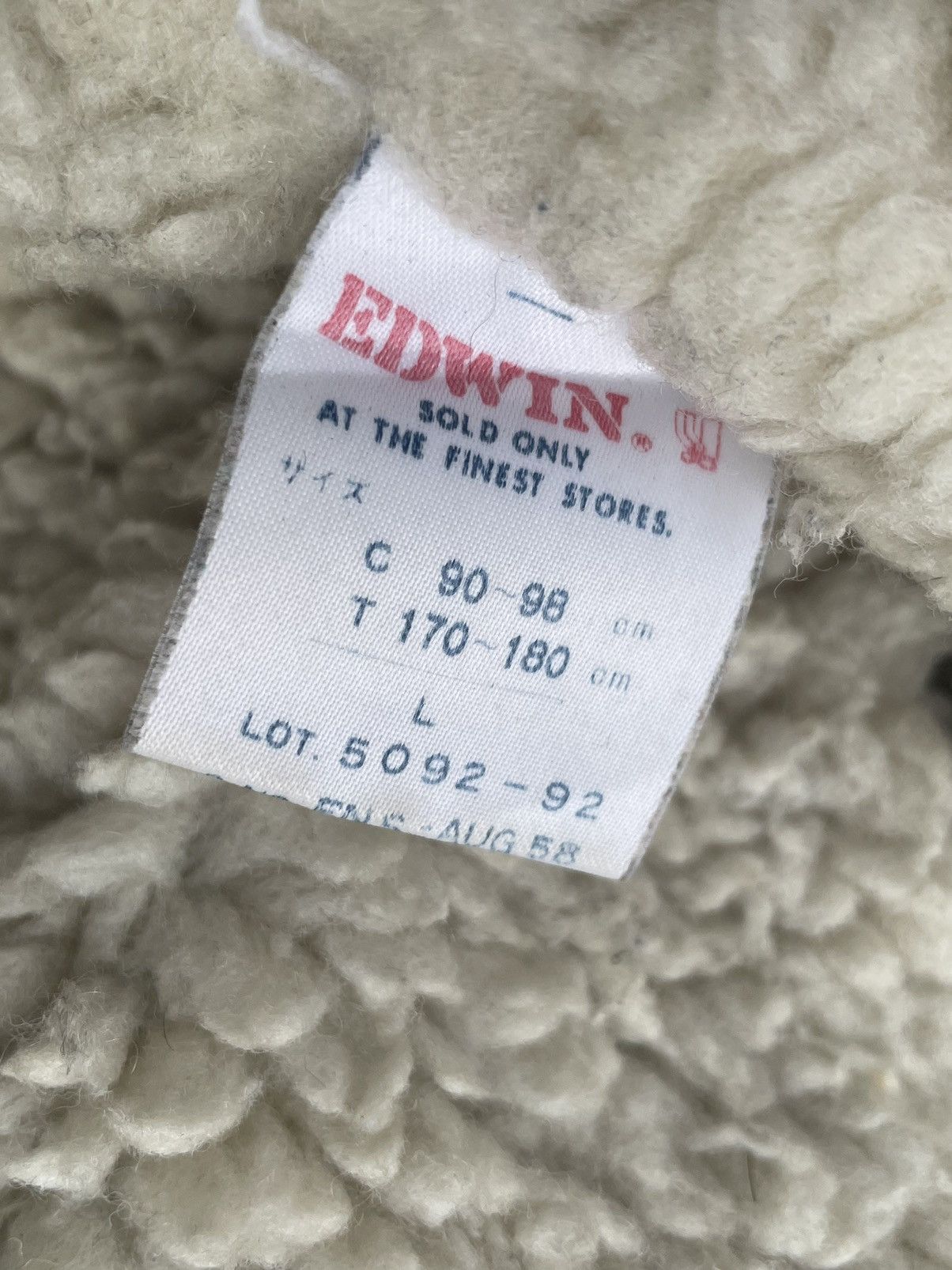 Edwin × Vintage Vintage Old Edwin Denim Jacket Size US L / EU 52-54 / 3 - 11 Thumbnail