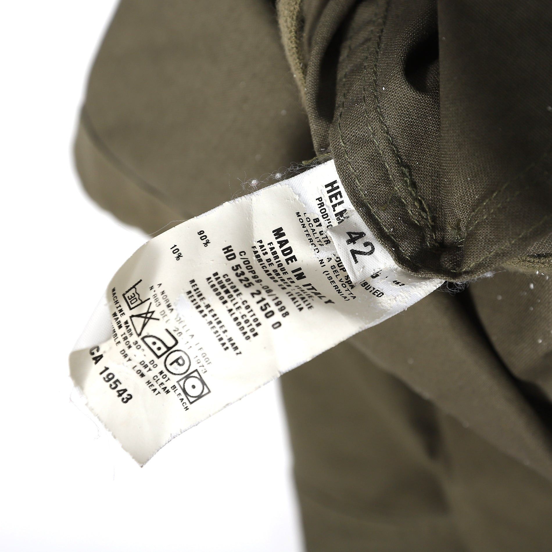 Helmut Lang 1998 Olive Military Jacket Size US S / EU 44-46 / 1 - 6 Thumbnail