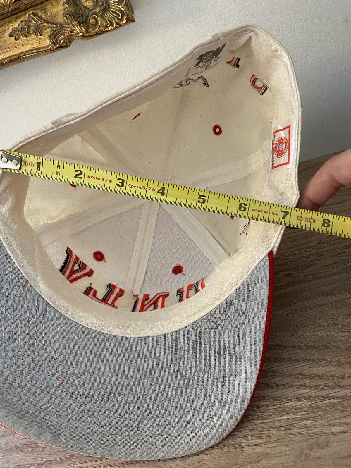 NCAA × Top Of The World × Vintage Vintage NWT 80’s UNLV Rebels Fitted Hat Cap 7 1/8 Size ONE SIZE - 16 Thumbnail