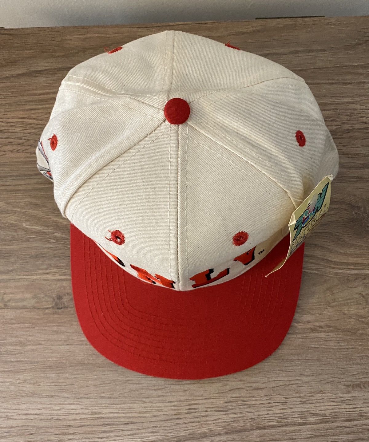 NCAA × Top Of The World × Vintage Vintage NWT 80’s UNLV Rebels Fitted Hat Cap 7 1/8 Size ONE SIZE - 12 Thumbnail