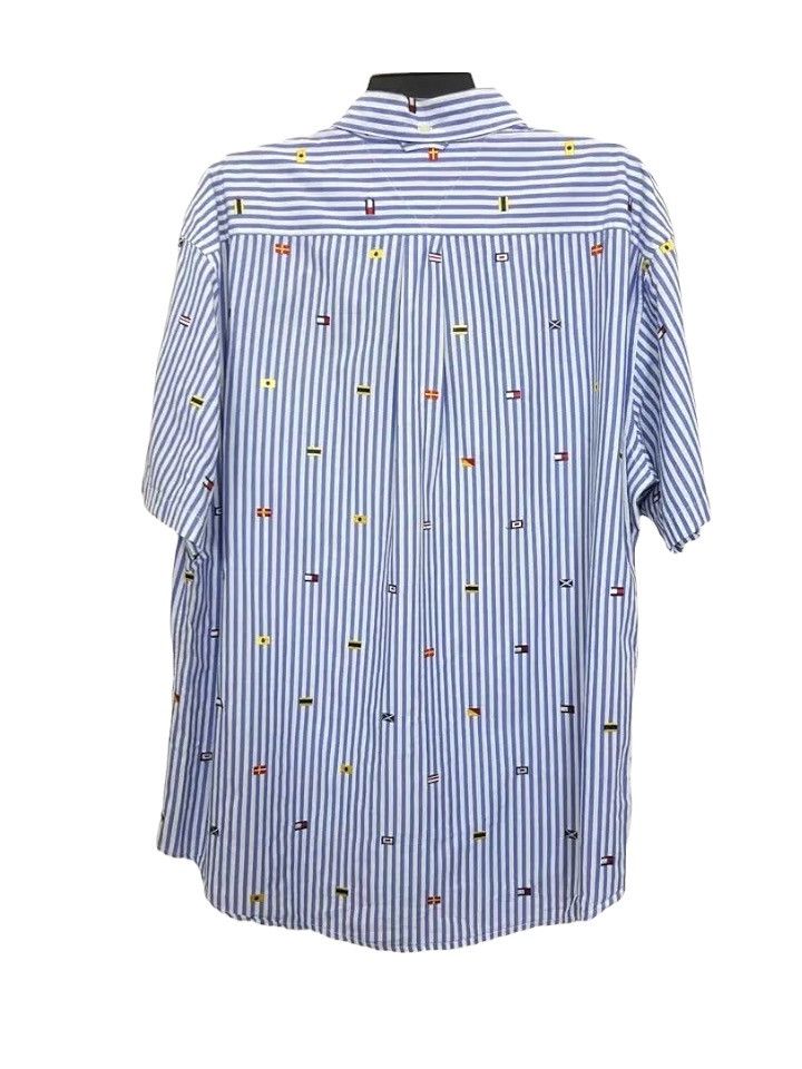Tommy Hilfiger Various of Country Flag Striped Button Up Shirt Size US XL / EU 56 / 4 - 3 Thumbnail
