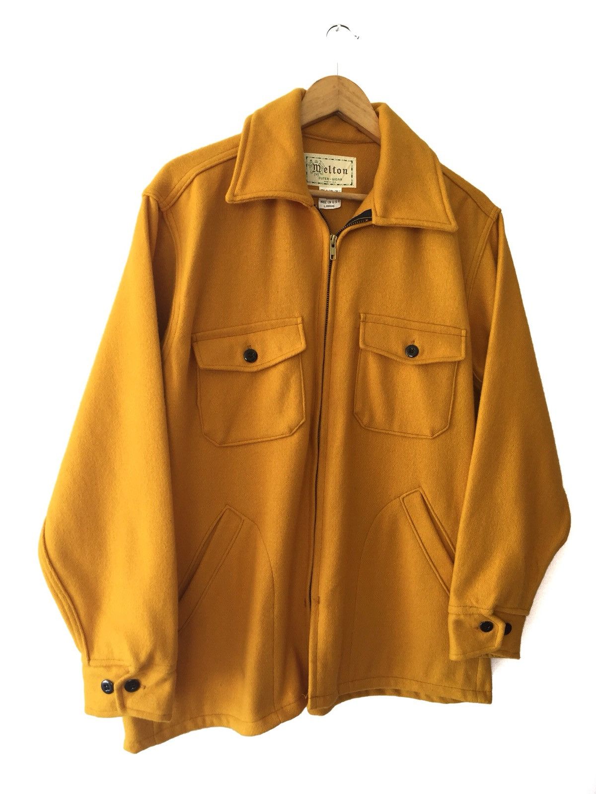 VINTAGE 70s MELTON WOOL JACKET