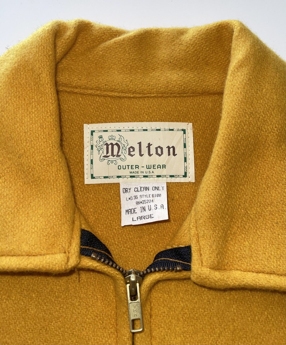 VINTAGE 70s MELTON WOOL JACKET