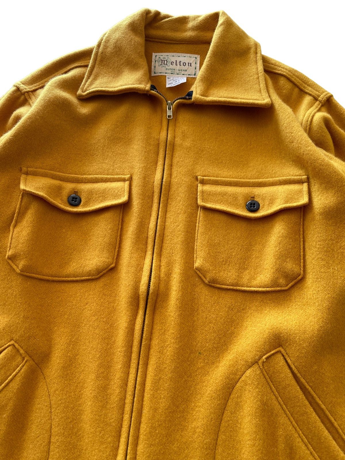 VINTAGE 70s MELTON WOOL JACKET