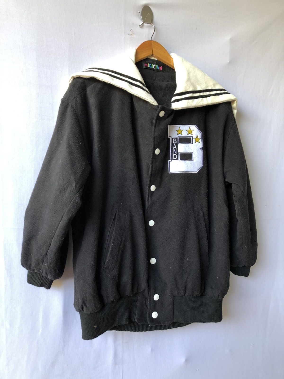 Band Tees bulldogs Grey Script Spellout Hoodies Black Jackets Size XL / US 12-14 / IT 48-50 - 3 Thumbnail
