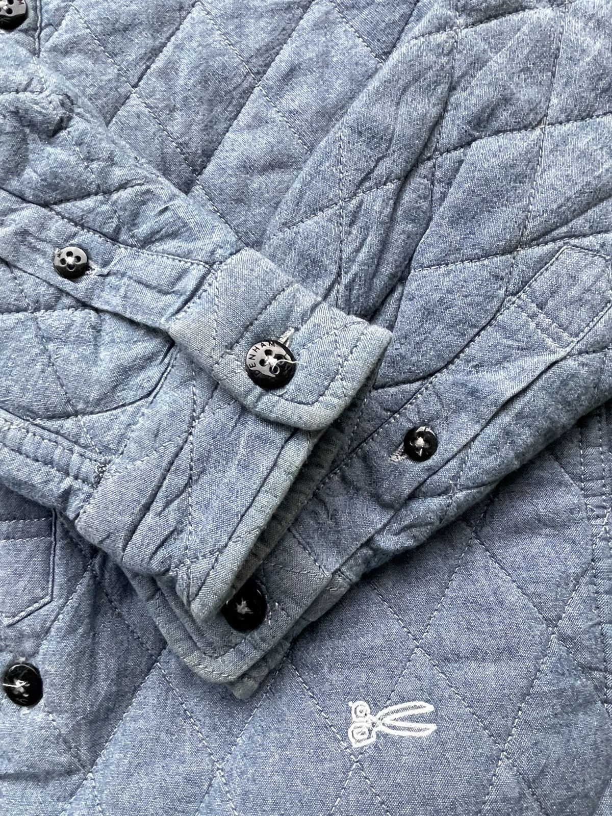 DENHAM Denham Diamond Quilted Shirt Size US M / EU 48-50 / 2 - 8 Thumbnail