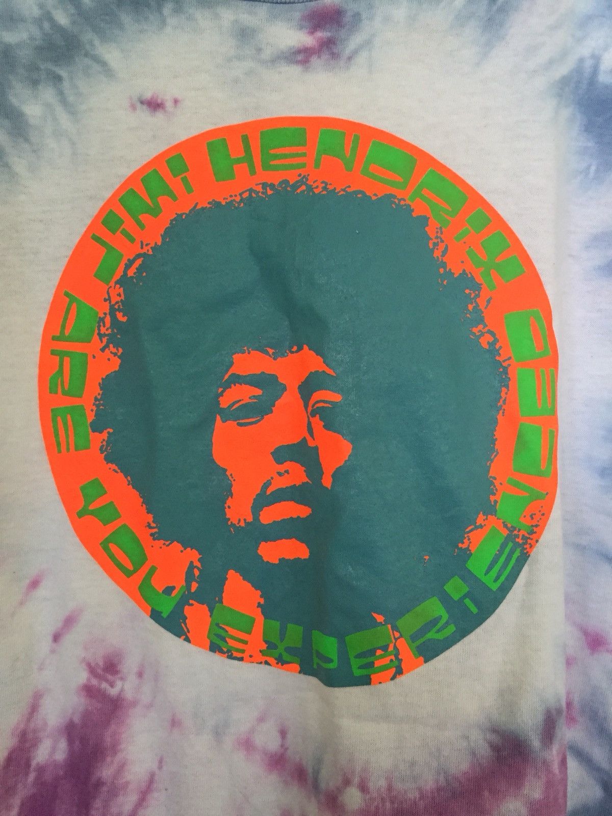 Band Tees × Jimi Hendrix × Vintage VINTAGE JIMI HENDRIX TIE DYE TSHIRT Size US L / EU 52-54 / 3 - 5 Thumbnail