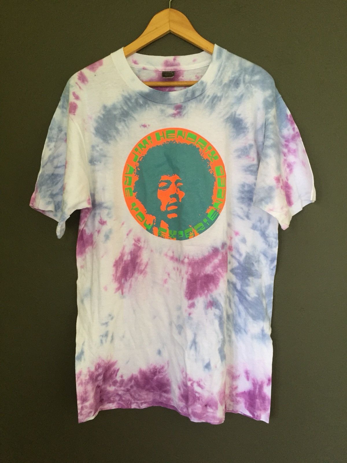 Band Tees × Jimi Hendrix × Vintage VINTAGE JIMI HENDRIX TIE DYE TSHIRT Size US L / EU 52-54 / 3 - 1 Thumbnail