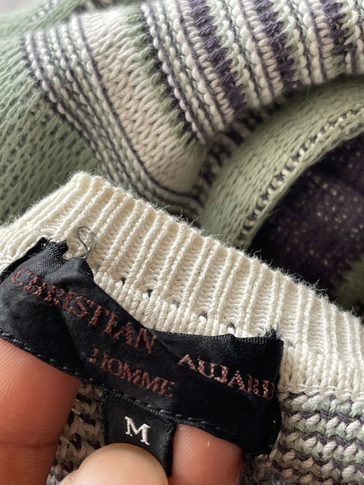 Japanese Brand CHRISTIAN AUJARD HOMME KNITWEAR Size US M / EU 48-50 / 2 - 6 Thumbnail