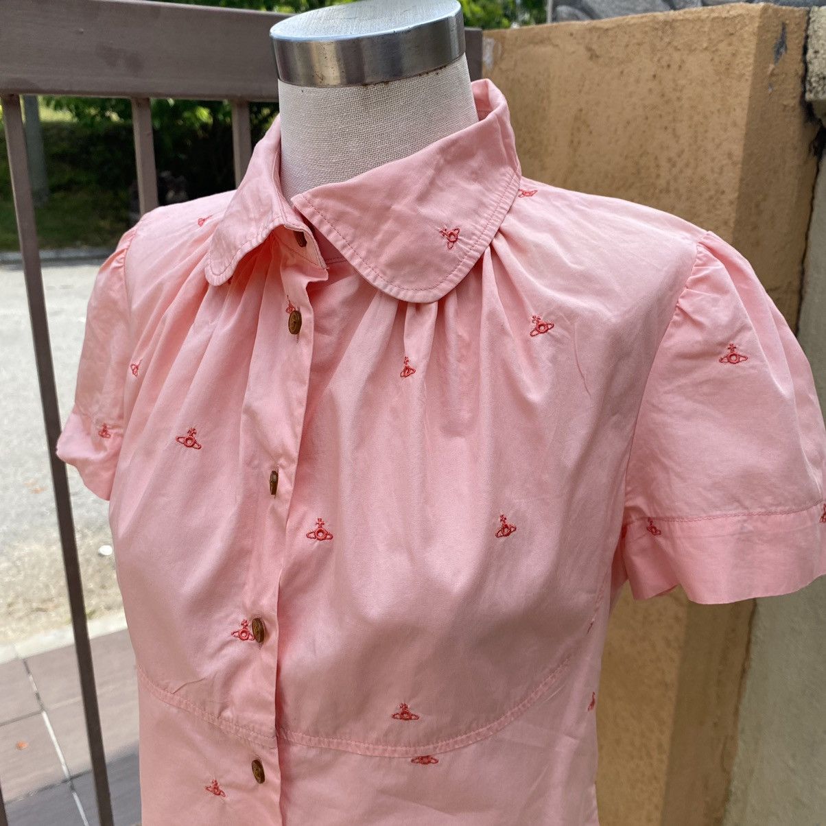 Vivienne Westwood embroided shirt Size L / US 10 / IT 46 - 2 Thumbnail