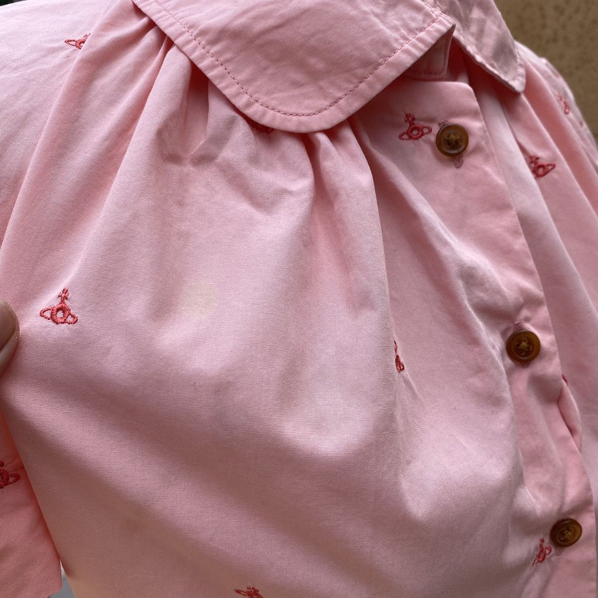 Vivienne Westwood embroided shirt Size L / US 10 / IT 46 - 7 Thumbnail