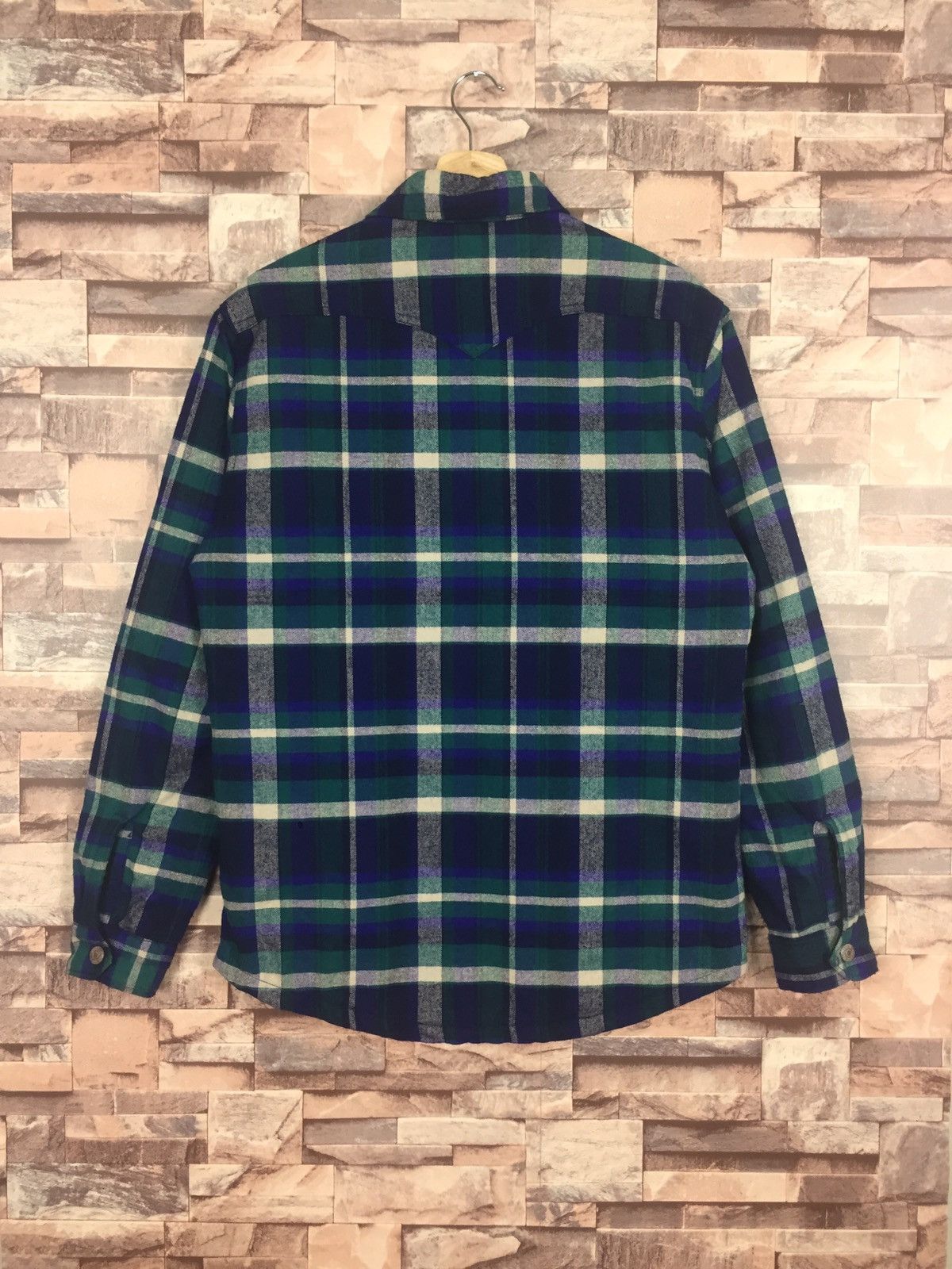 Flannel Levi’s reverse side cotton inside flannel zip shirt #13-1 Size US L / EU 52-54 / 3 - 2 Thumbnail