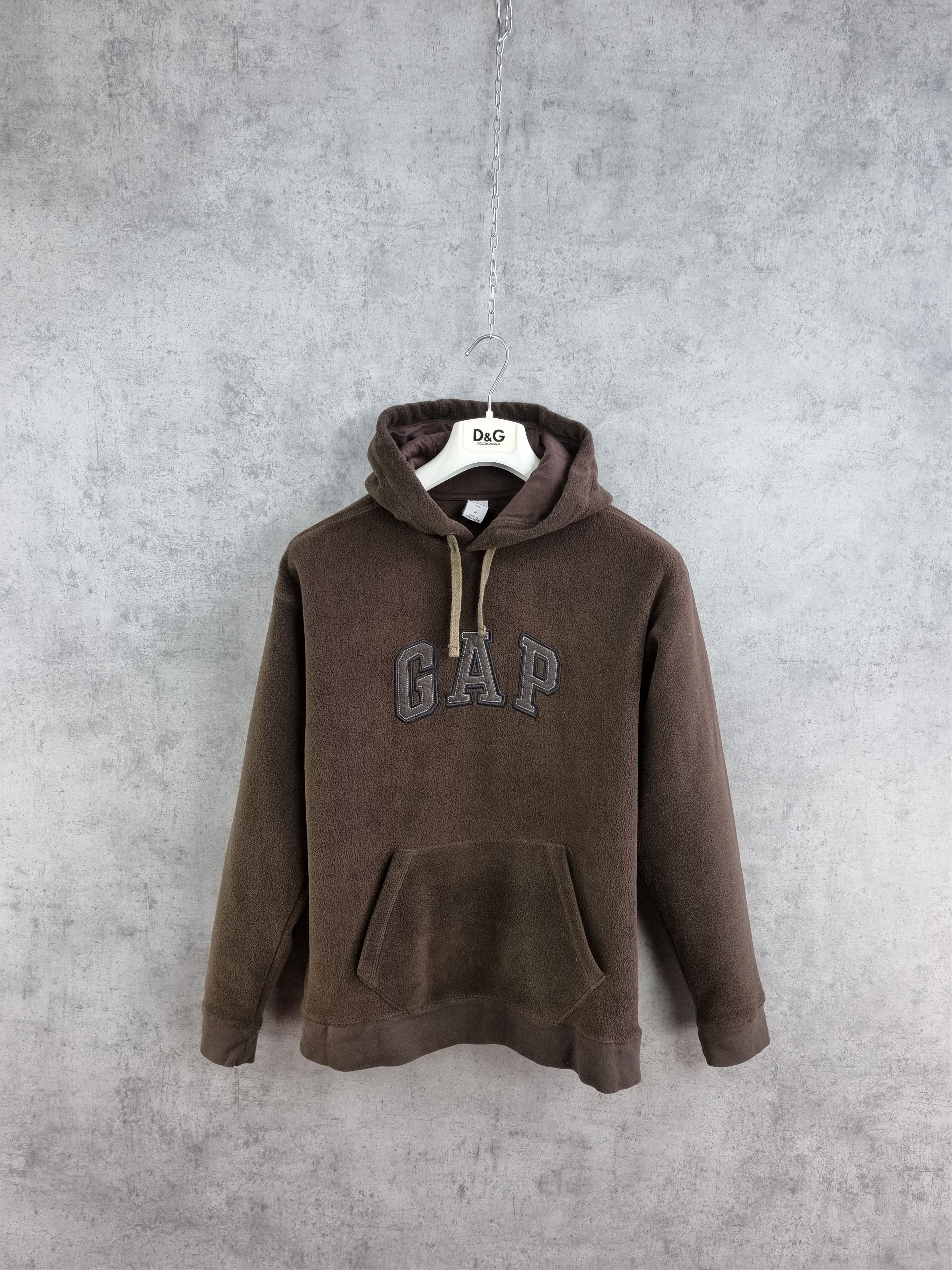 Gap Brown Gap Fleece Hoodie Spellout logo Size US S / EU 44-46 / 1 - 7 Thumbnail