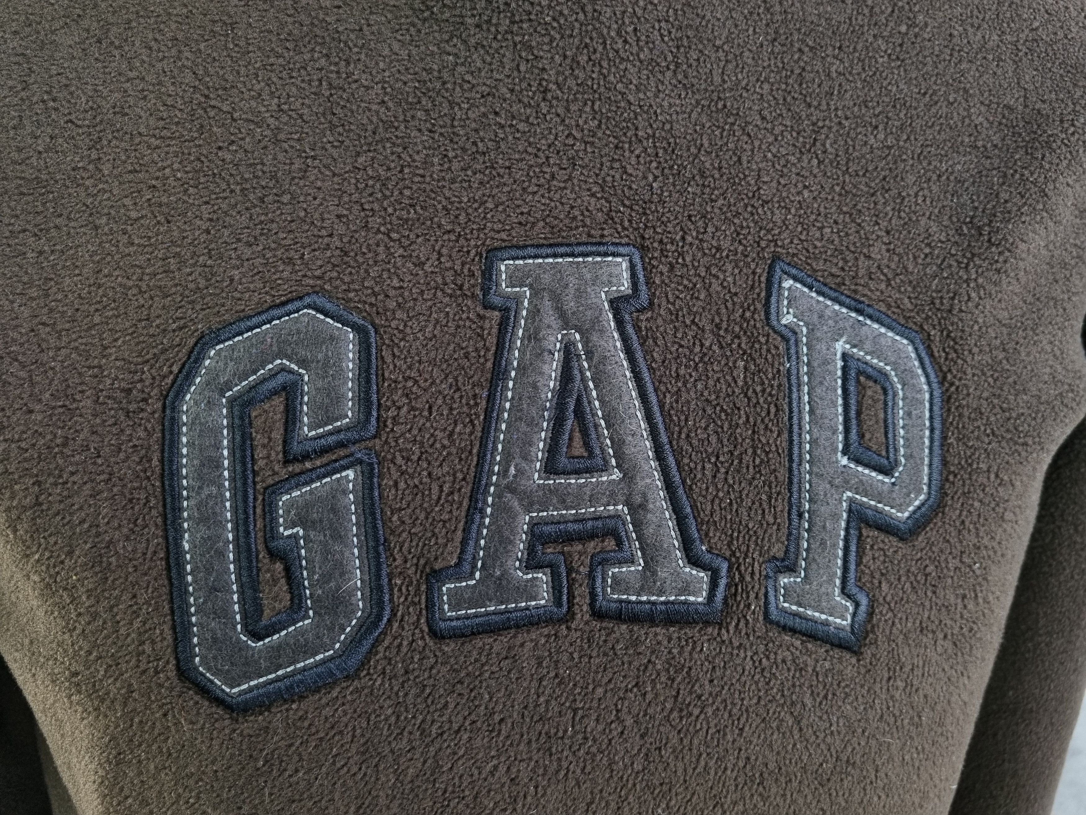 Gap Brown Gap Fleece Hoodie Spellout logo Size US S / EU 44-46 / 1 - 6 Thumbnail