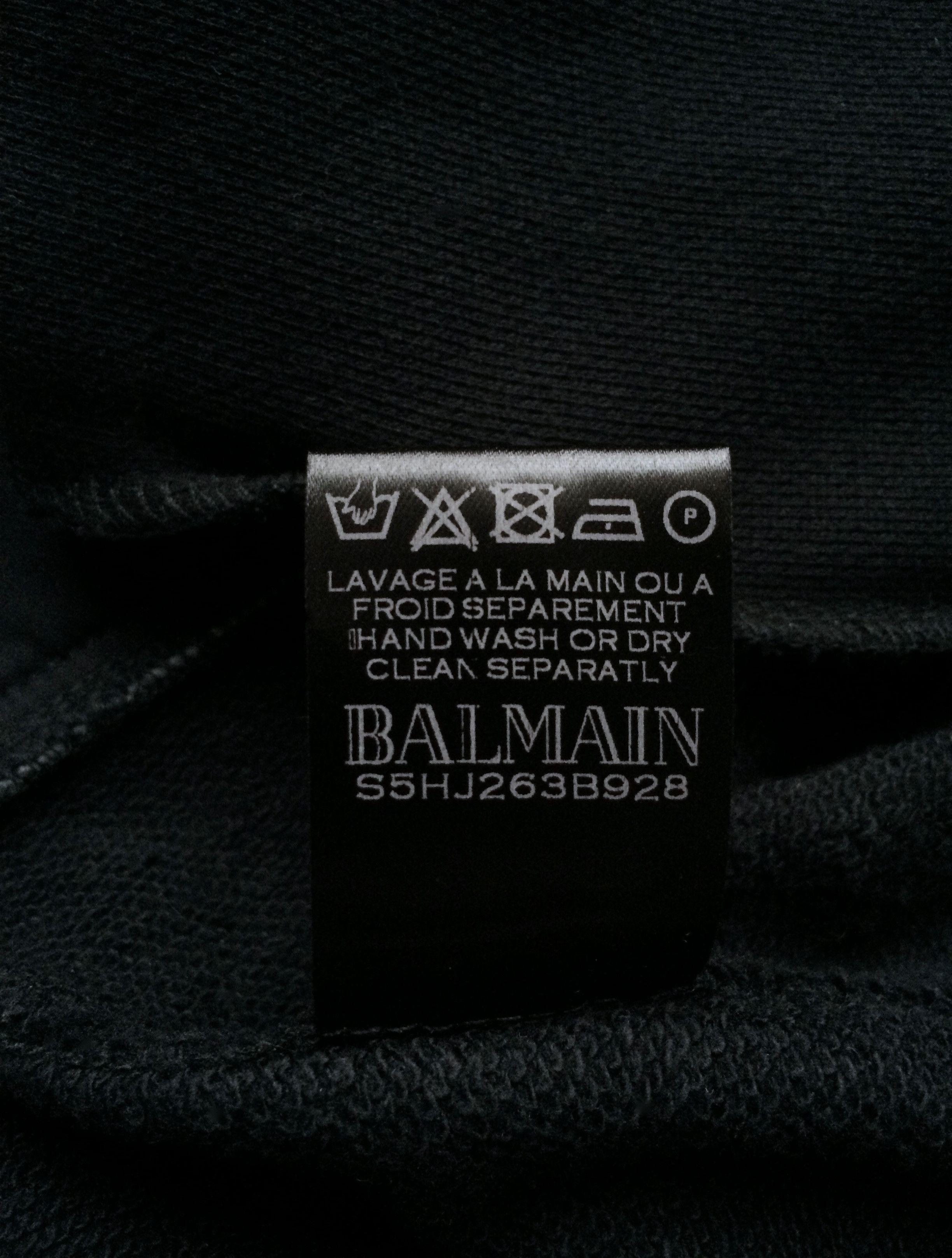 Balmain Quilted Biker Cotton Jacket Size US M / EU 48-50 / 2 - 9 Thumbnail