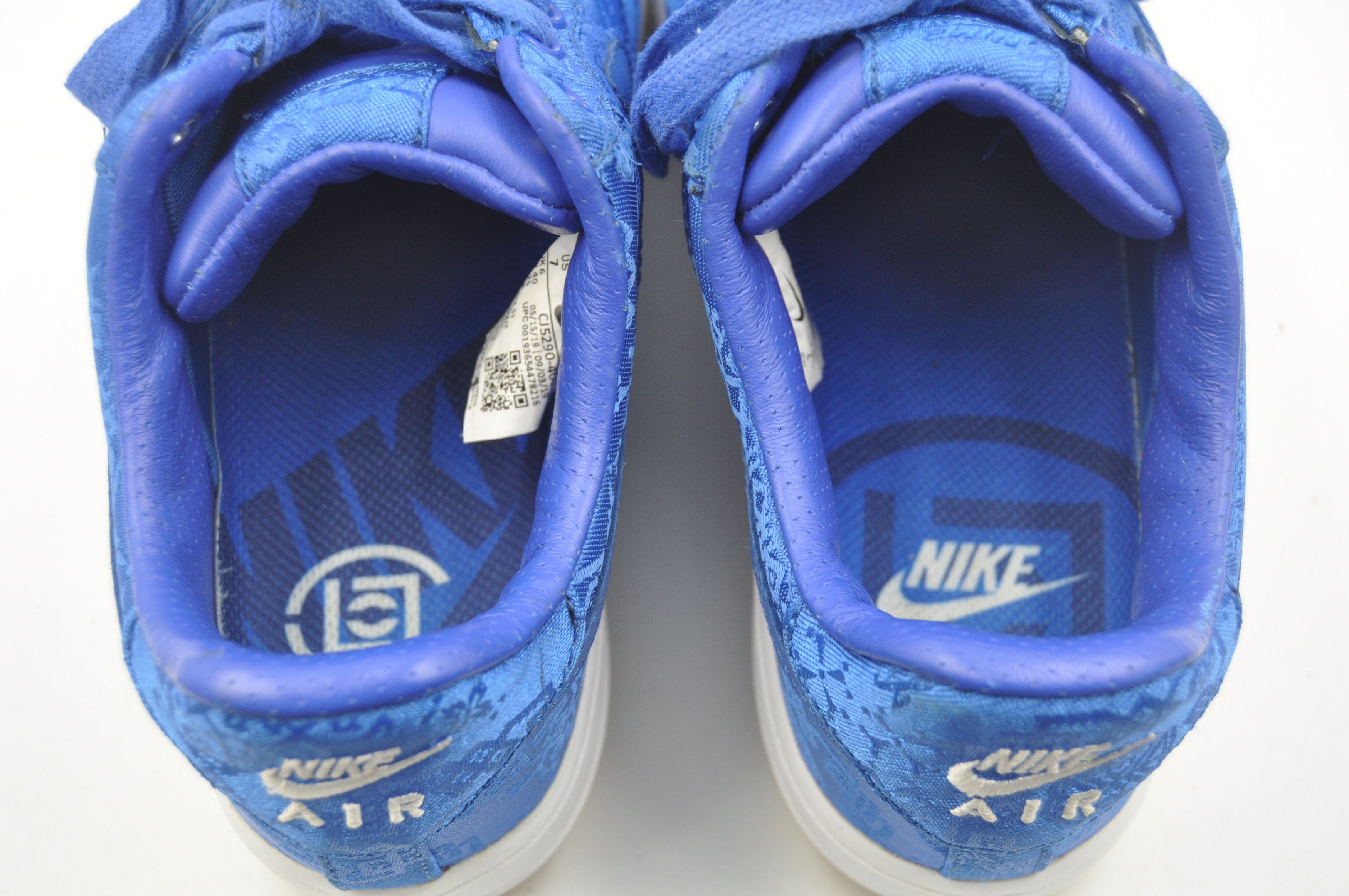 CLOT × Nike Nike - CLOT - F/W 19 - "Blue Silk" Air Force 1 Size US 7 / EU 40 - 7 Thumbnail
