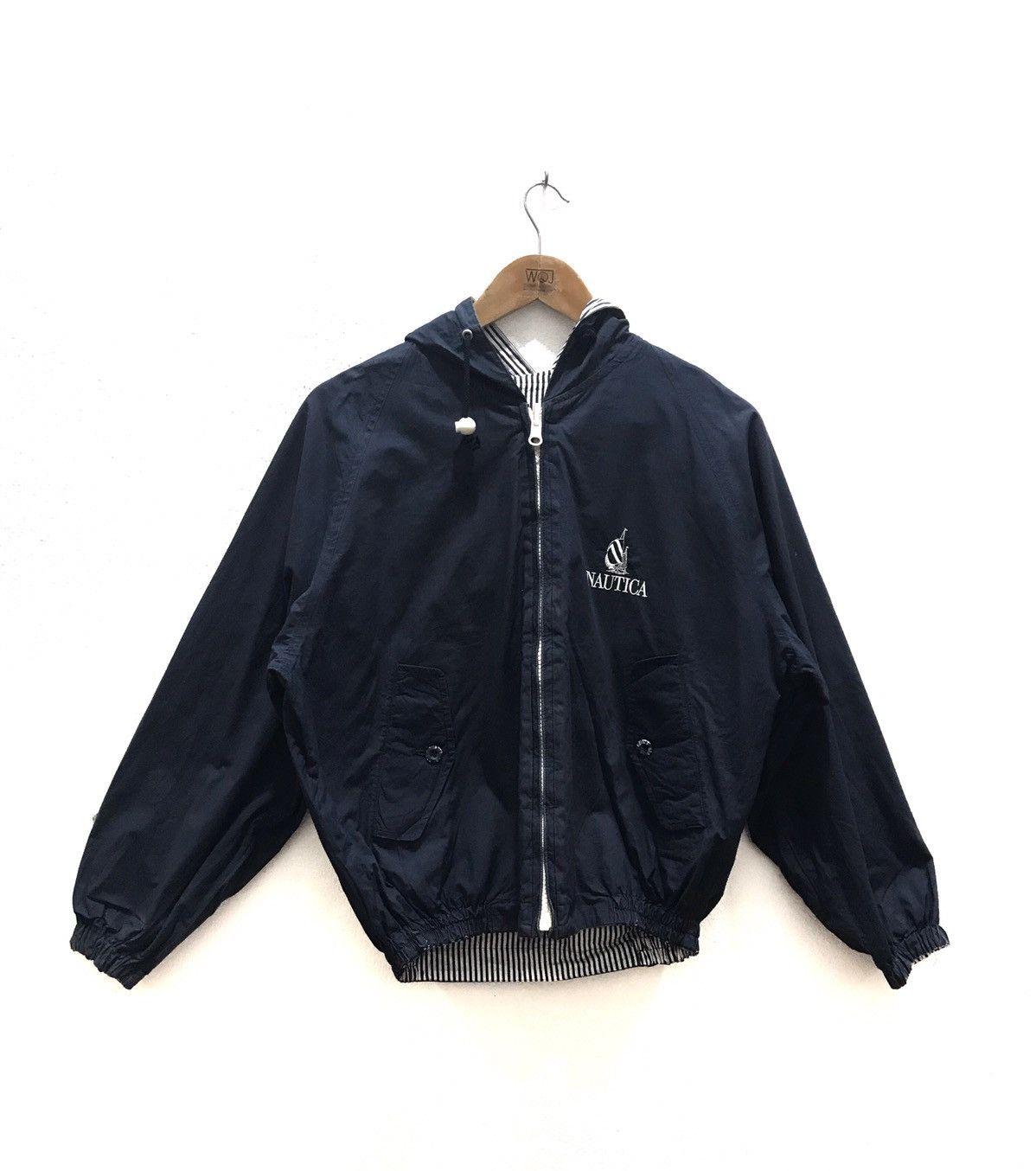 Nautica Vintage Nautica Reversible Hoodies Jacket Size US S / EU 44-46 / 1 - 1 Thumbnail