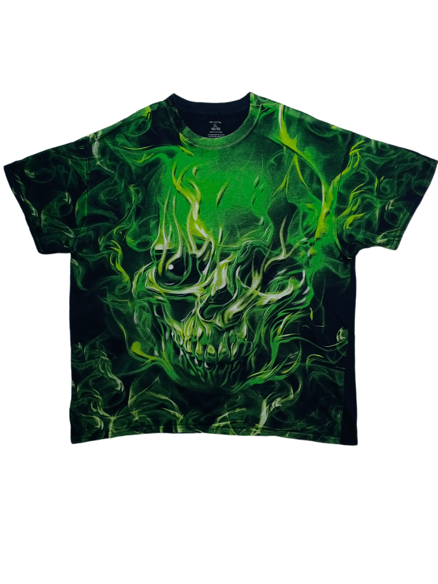 Vintage Rare Overprint Skull Design T-shirt Size US XL / EU 56 / 4 - 1 Thumbnail