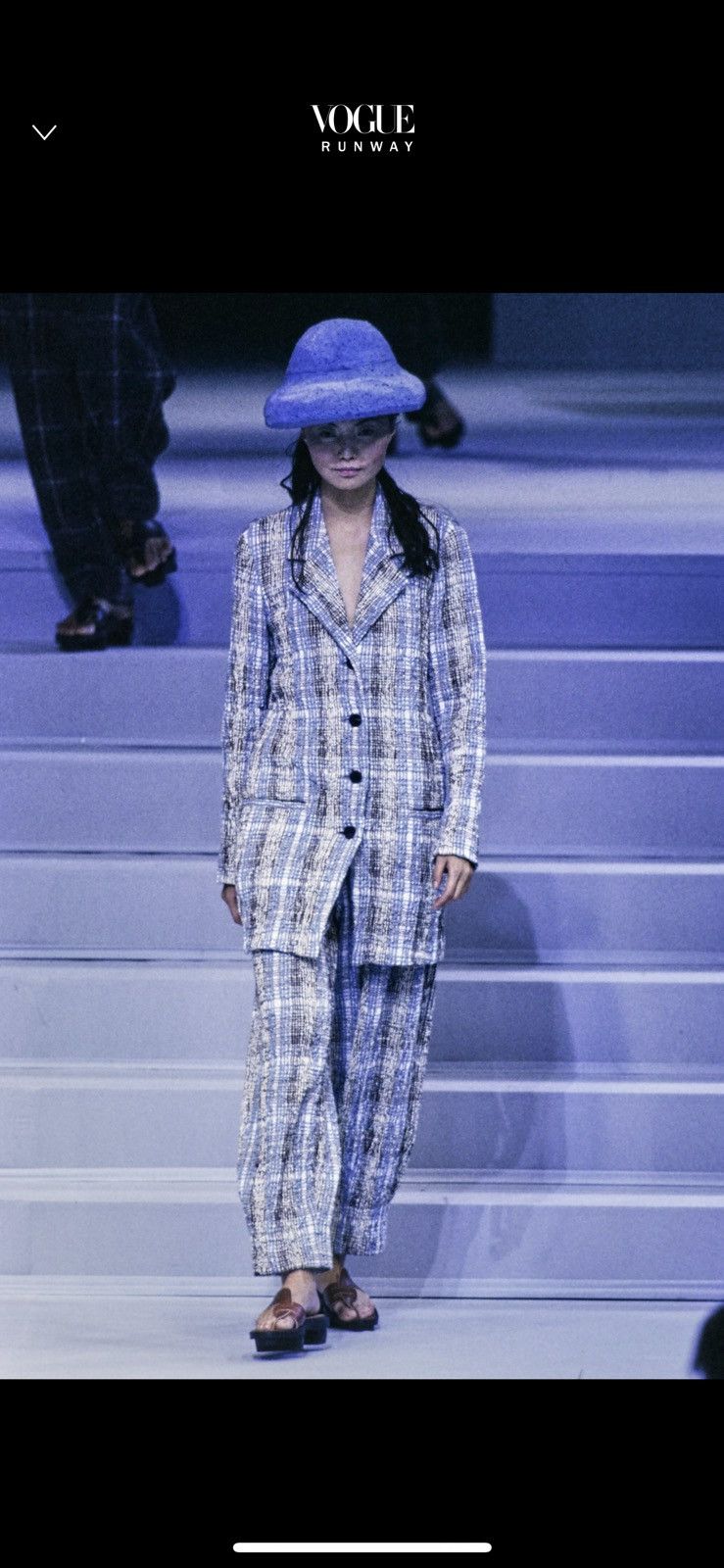 Issey Miyake 🐣 Issey Miyake aw95 runway mainline crinkle plaid blazer Size US M / EU 48-50 / 2 - 2 Thumbnail