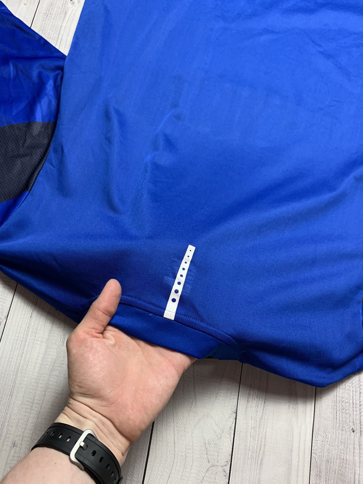 Nike Vintage soccer jersey Manchester United size L blue rare Size US L / EU 52-54 / 3 - 7 Thumbnail