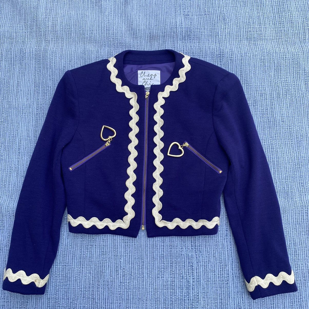 Moschino purple wool jacket Size M / US 6-8 / IT 42-44 - 10 Thumbnail