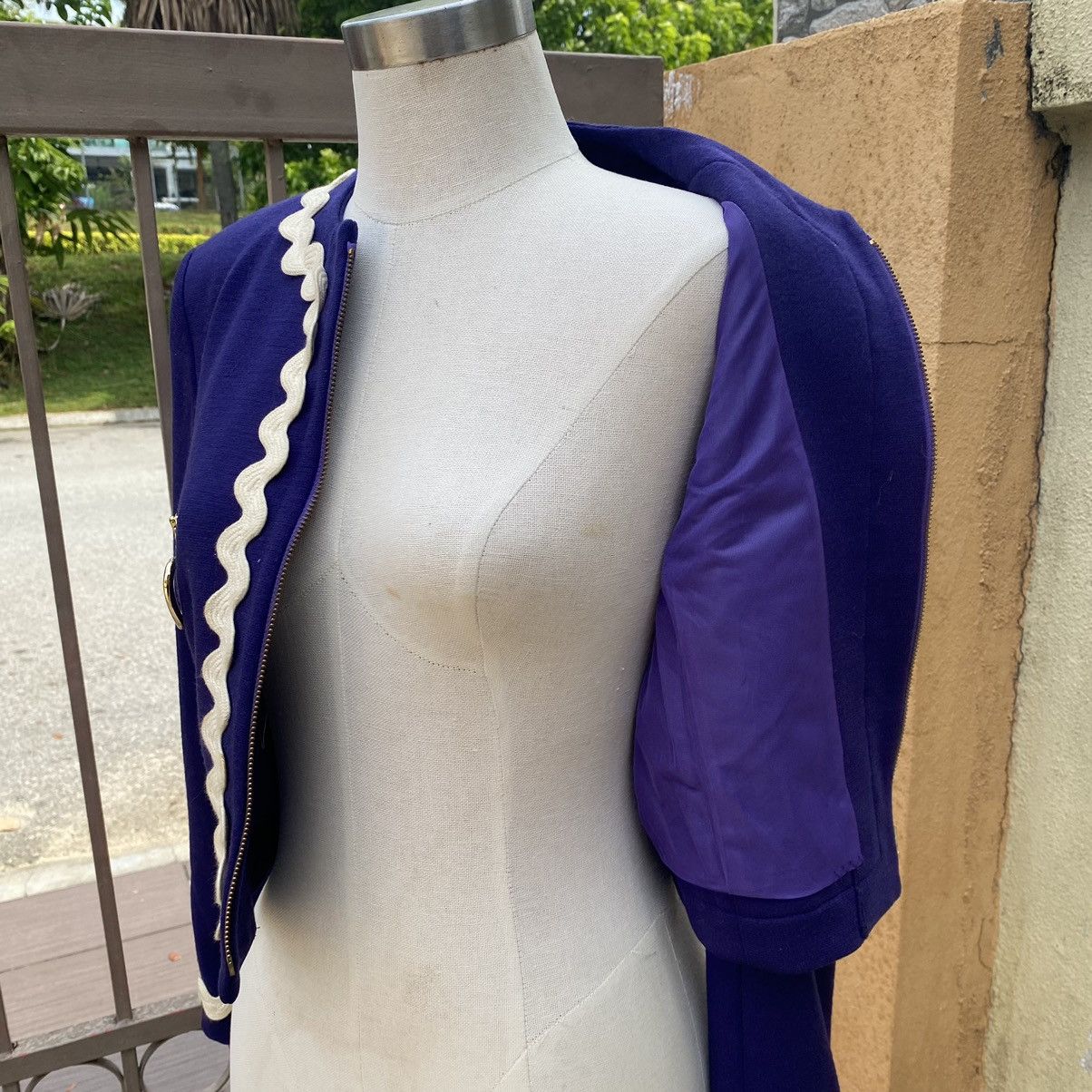 Moschino purple wool jacket Size M / US 6-8 / IT 42-44 - 9 Thumbnail
