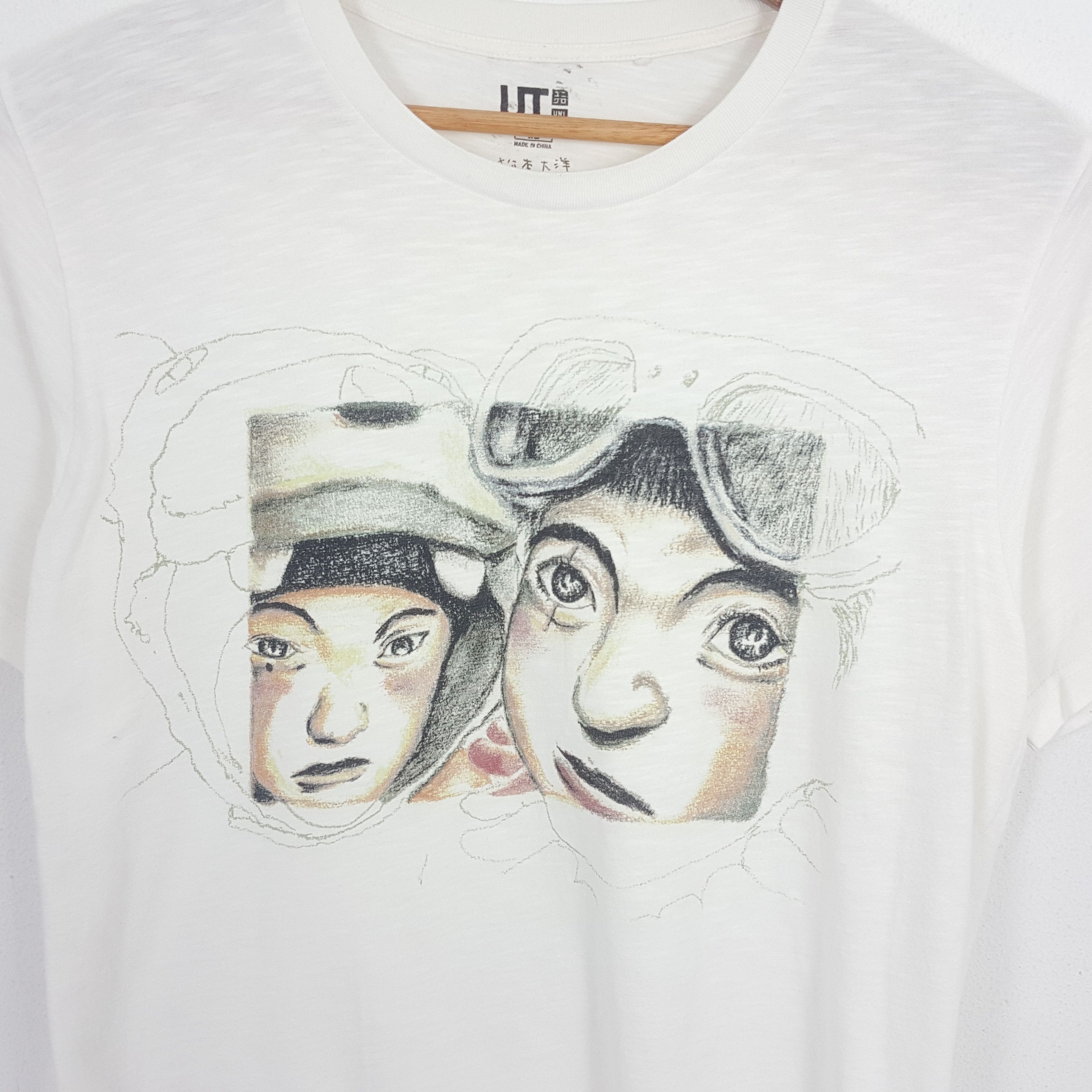 Japanese Brand × Uniqlo × Vintage Vintage TAIYOU MATSUMOTO X Japanese Brand Art Anime T-Shirt Size US L / EU 52-54 / 3 - 2 Thumbnail