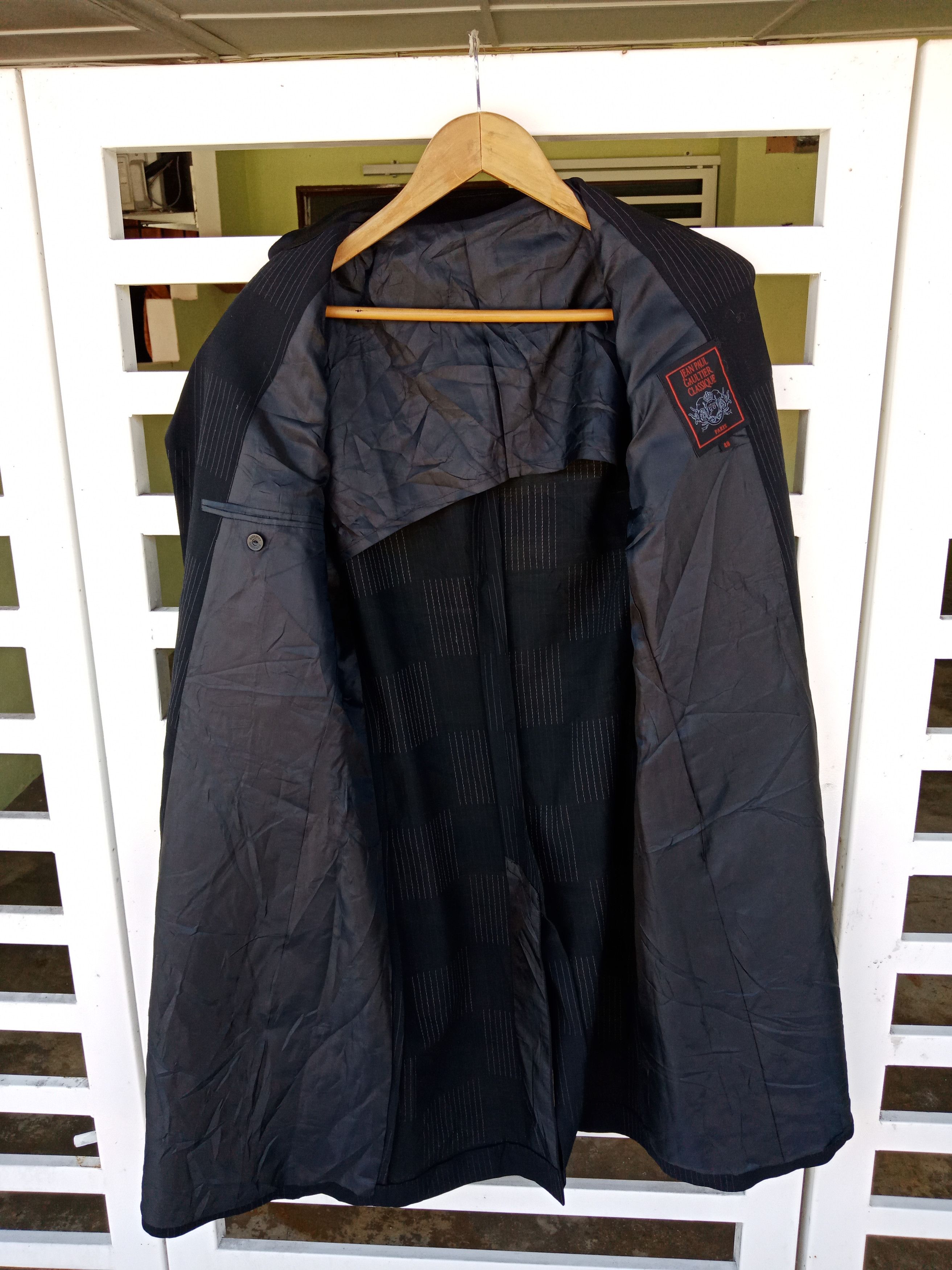 Jean Paul Gaultier Jean Paul Gaultier Patchwoods Long Coat Size US M / EU 48-50 / 2 - 2 Thumbnail