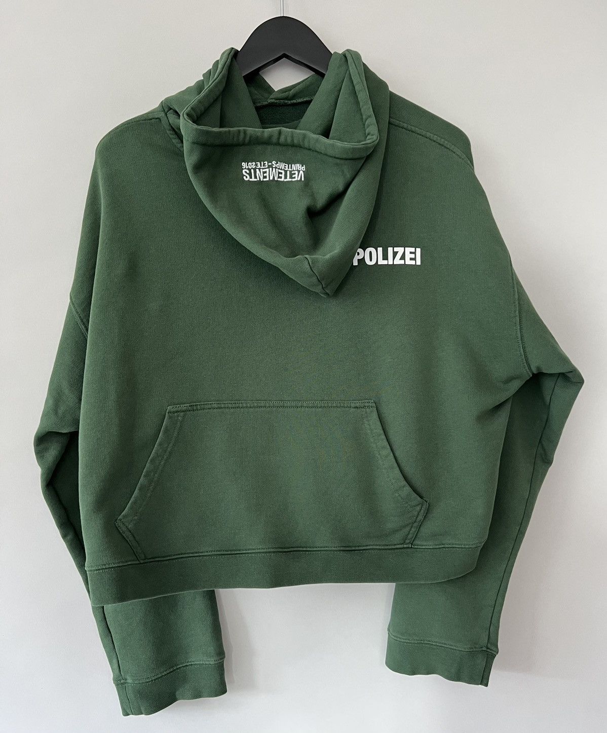 Champion Vetements Polizei Hoodie Grailed