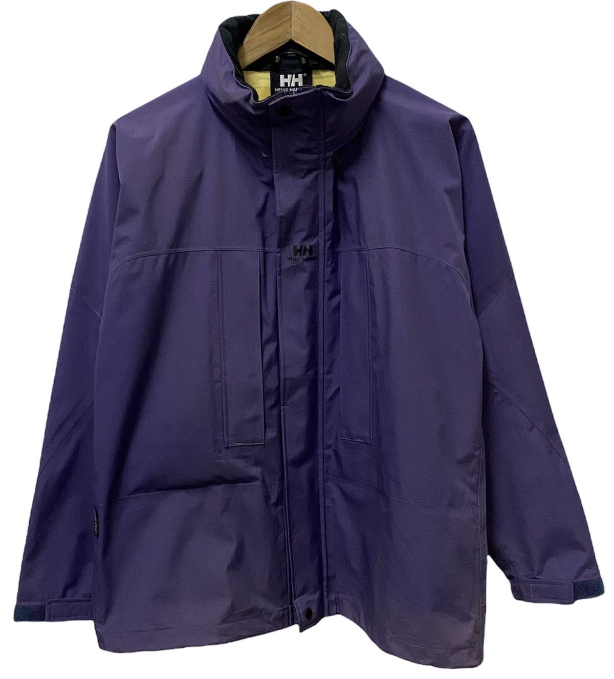 🔥RARE PURPLE HELLY HANSEN GORE-TEX BLOCKTECH NYLON JACKET