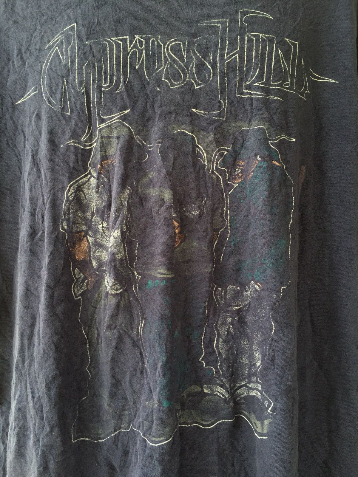 Band Tees × Vintage VINTAGE CYPRESS HILL HIP HOP RAPPER TSHIRT Size US XL / EU 56 / 4 - 3 Thumbnail