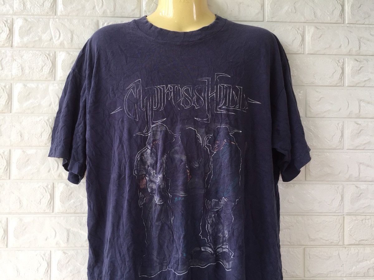 Band Tees × Vintage VINTAGE CYPRESS HILL HIP HOP RAPPER TSHIRT Size US XL / EU 56 / 4 - 2 Thumbnail