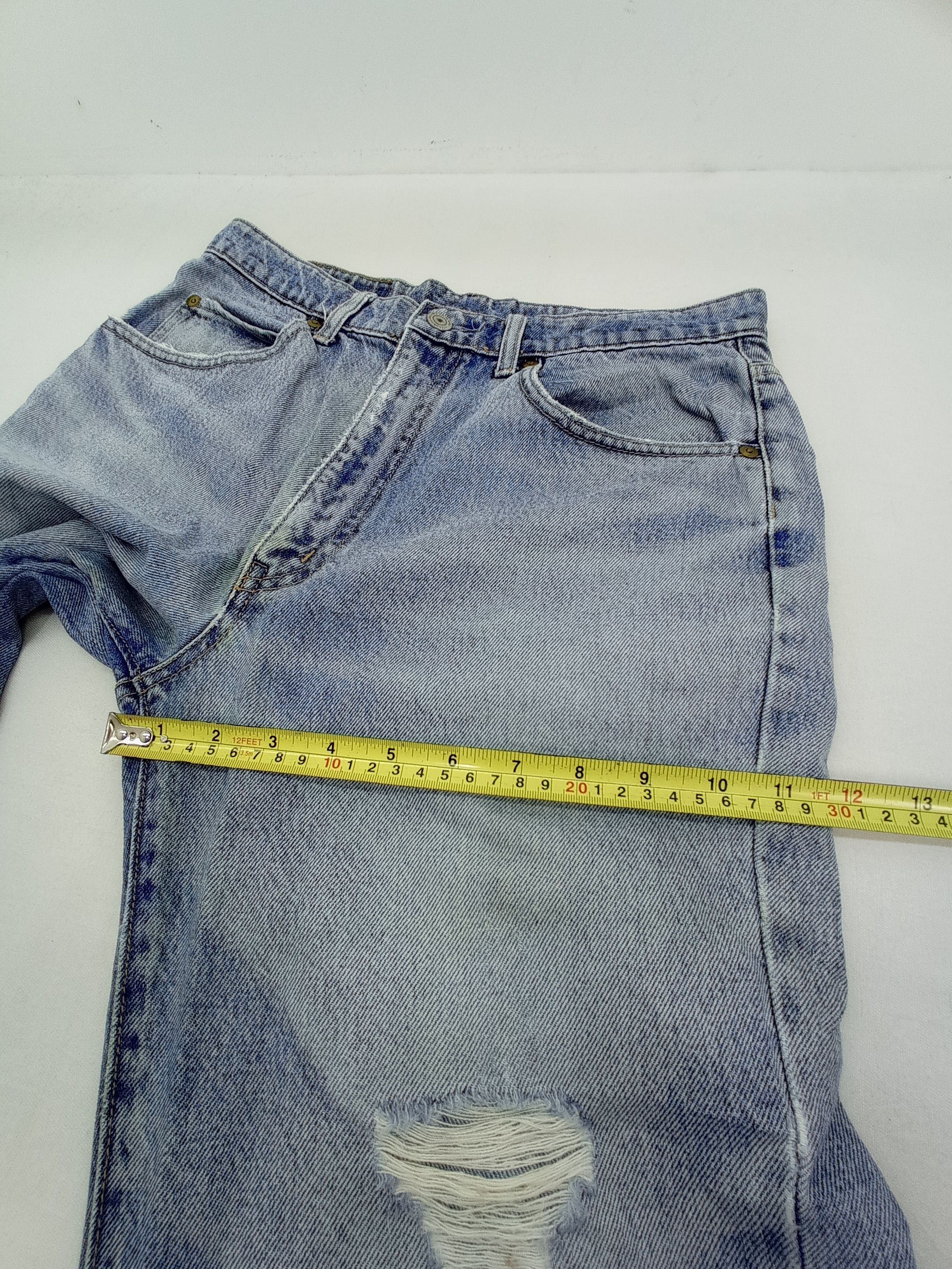 Big John Vintage Big John Distressted Denim Pants Size US 30 / EU 46 - 20 Thumbnail