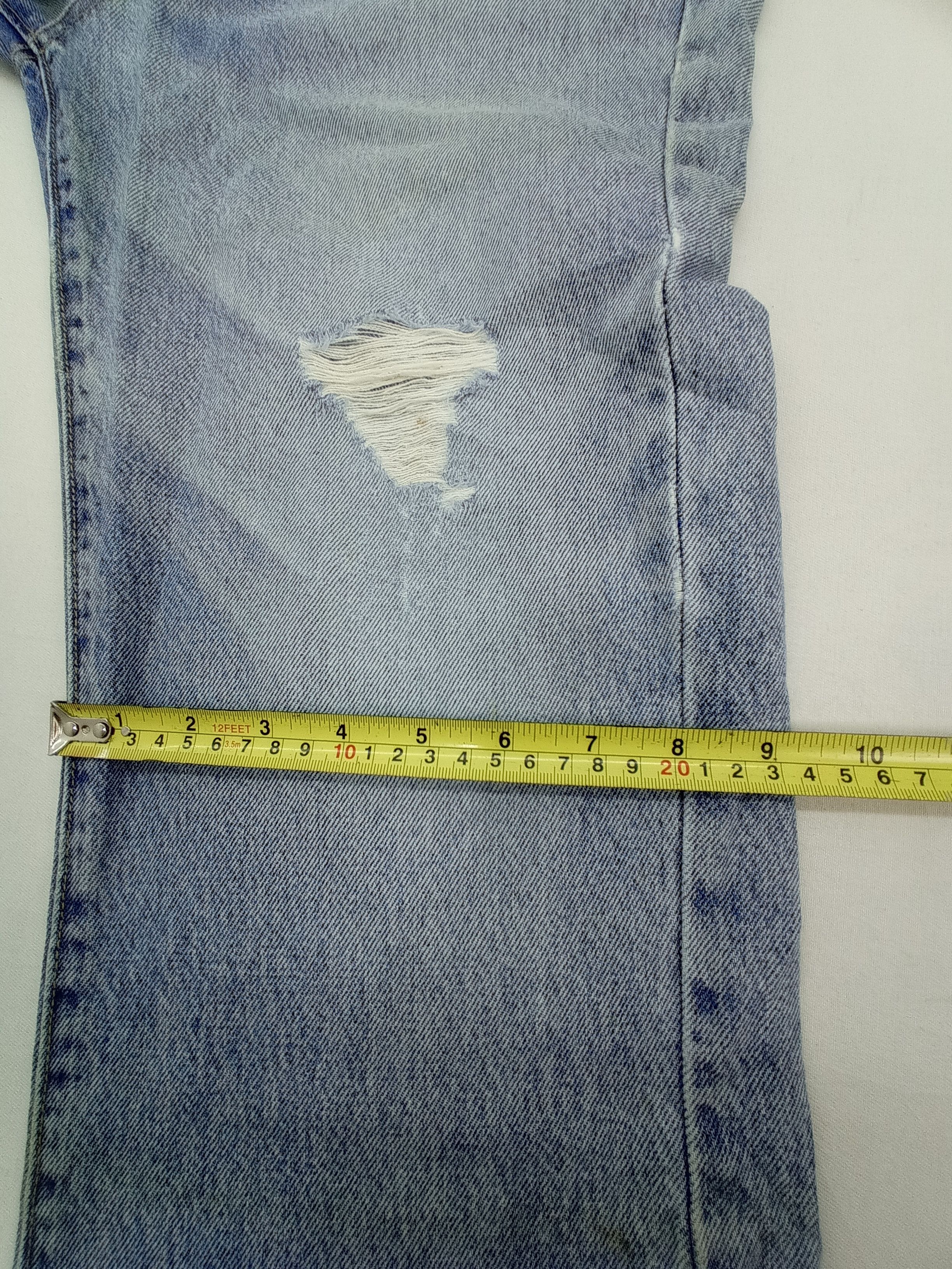 Big John Vintage Big John Distressted Denim Pants Size US 30 / EU 46 - 19 Thumbnail