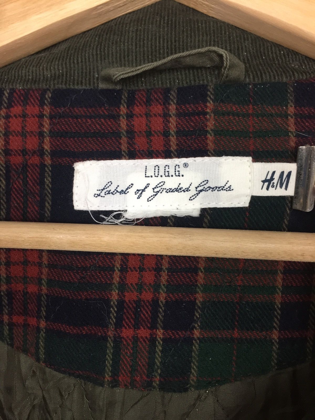 H&M H&M L.O.G.G Green Army Hoodie Jacket Size US L / EU 52-54 / 3 - 4 Thumbnail