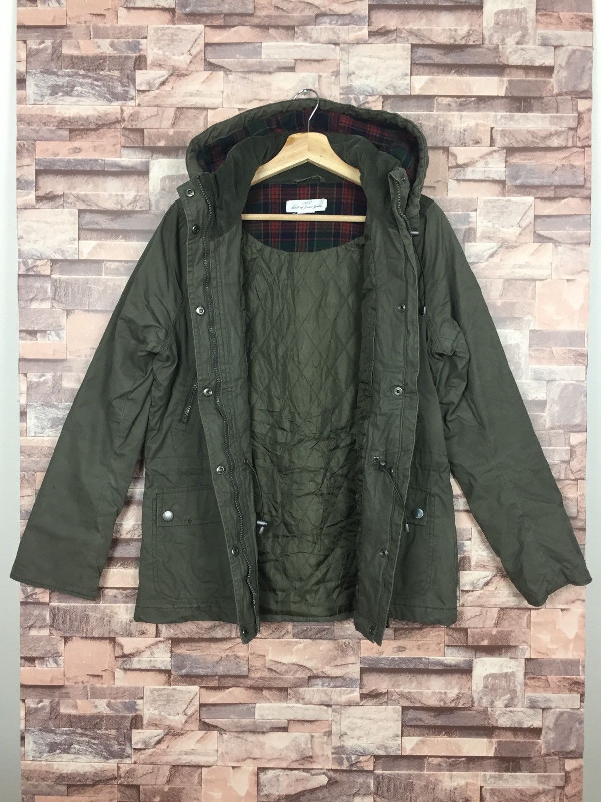 H&M H&M L.O.G.G Green Army Hoodie Jacket Size US L / EU 52-54 / 3 - 3 Thumbnail