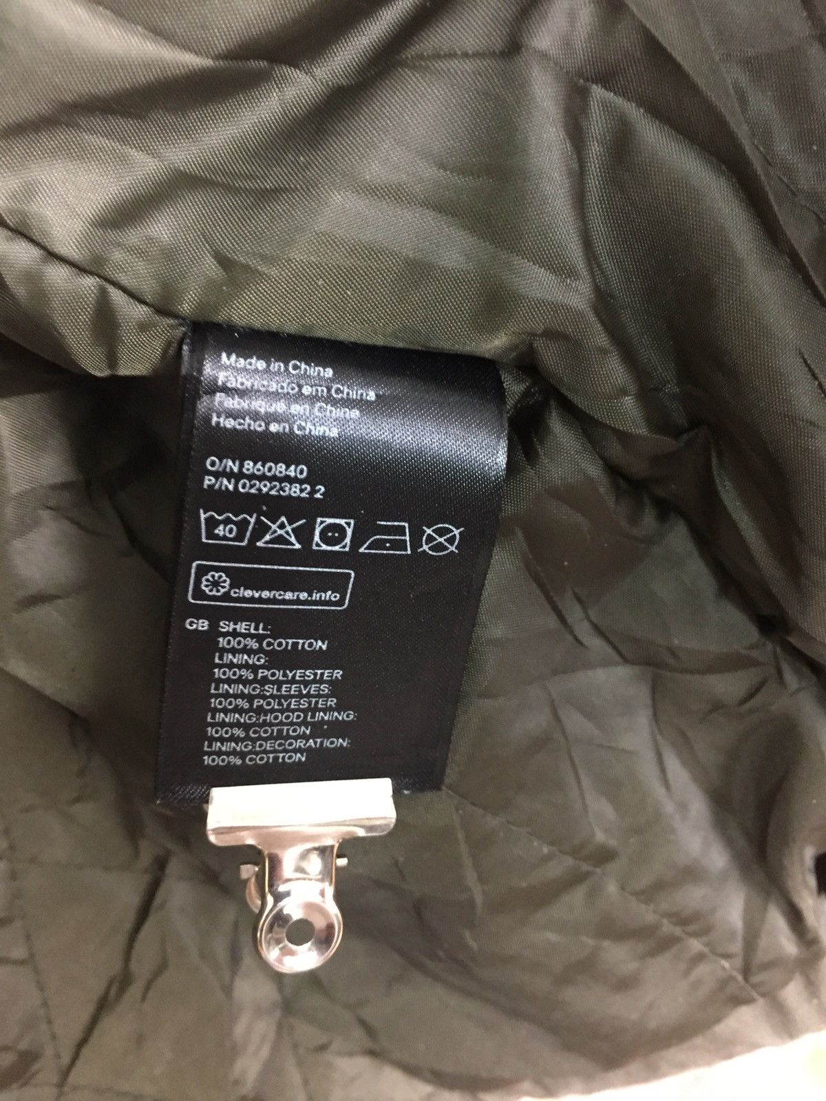 H&M H&M L.O.G.G Green Army Hoodie Jacket Size US L / EU 52-54 / 3 - 5 Thumbnail