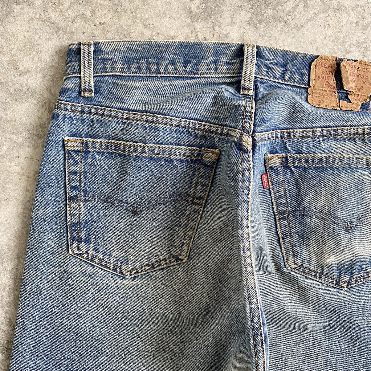 Levi's Size 32x30.5 VTG 80’s Levi's 501 Stonewashed Blue Jeans Size US 32 / EU 48 - 20 Thumbnail