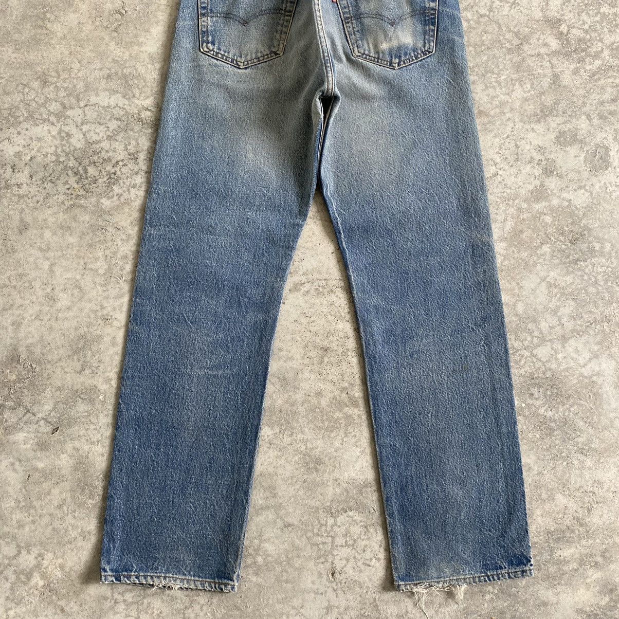 Levi's Size 32x30.5 VTG 80’s Levi's 501 Stonewashed Blue Jeans Size US 32 / EU 48 - 14 Thumbnail