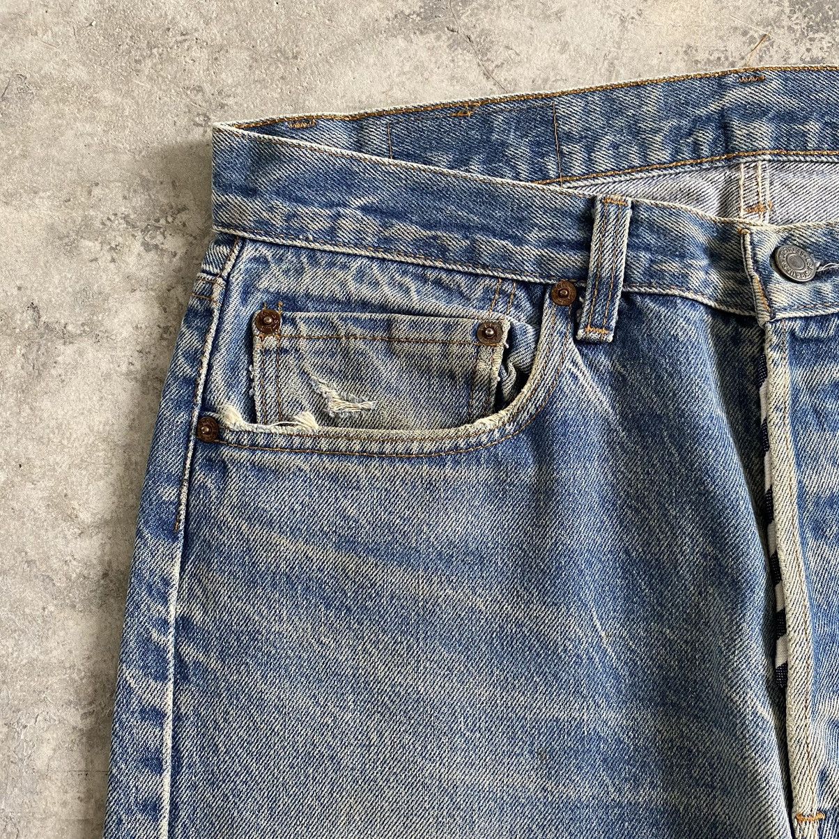 Levi's Size 32x30.5 VTG 80’s Levi's 501 Stonewashed Blue Jeans Size US 32 / EU 48 - 6 Thumbnail
