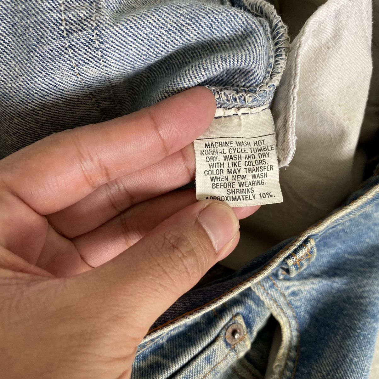 Levi's Size 32x30.5 VTG 80’s Levi's 501 Stonewashed Blue Jeans Size US 32 / EU 48 - 23 Thumbnail