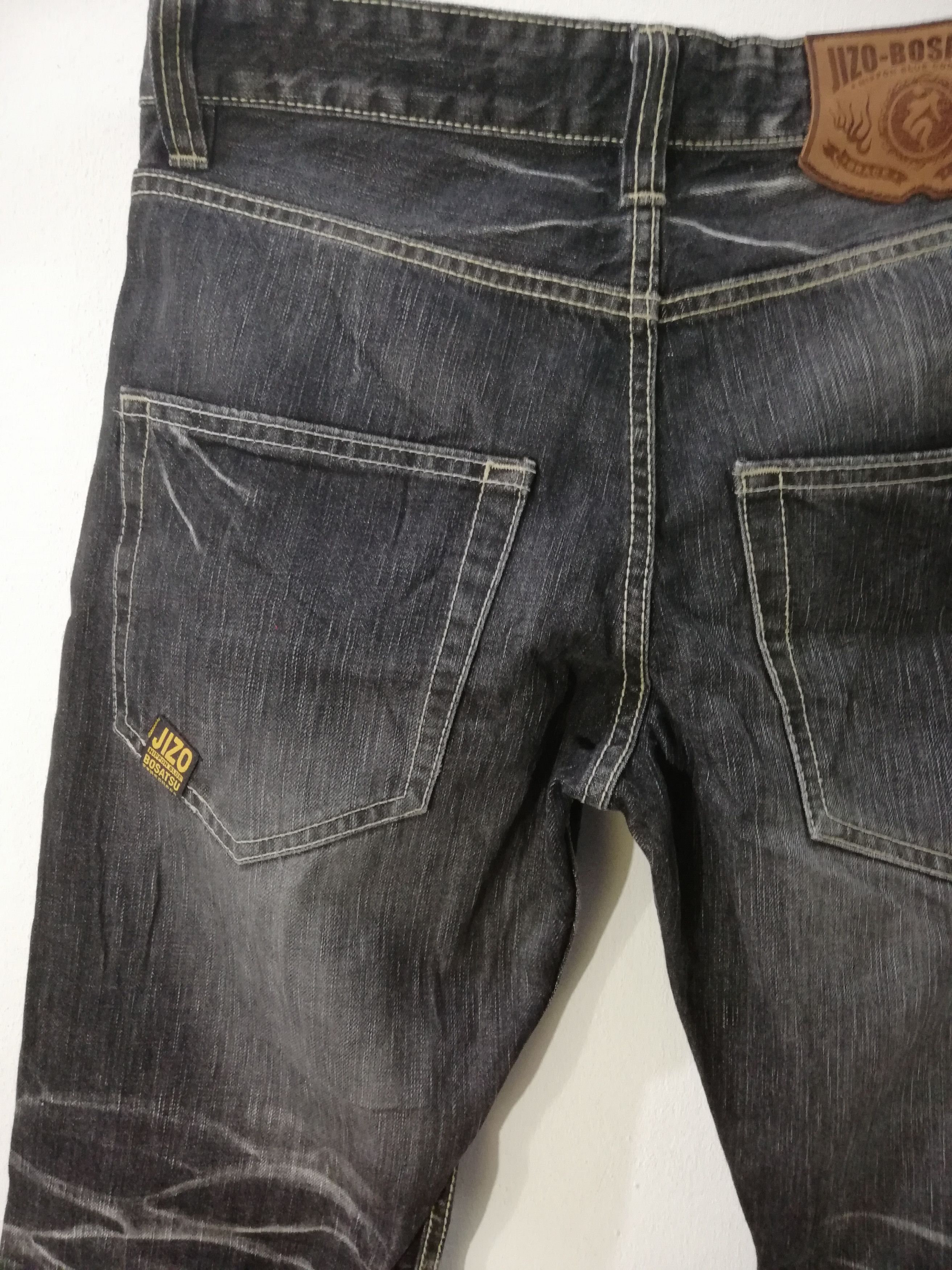 Japanese Brand Jizo Basatsu Nippon Blue 0N7217 Size US 30 / EU 46 - 7 Thumbnail