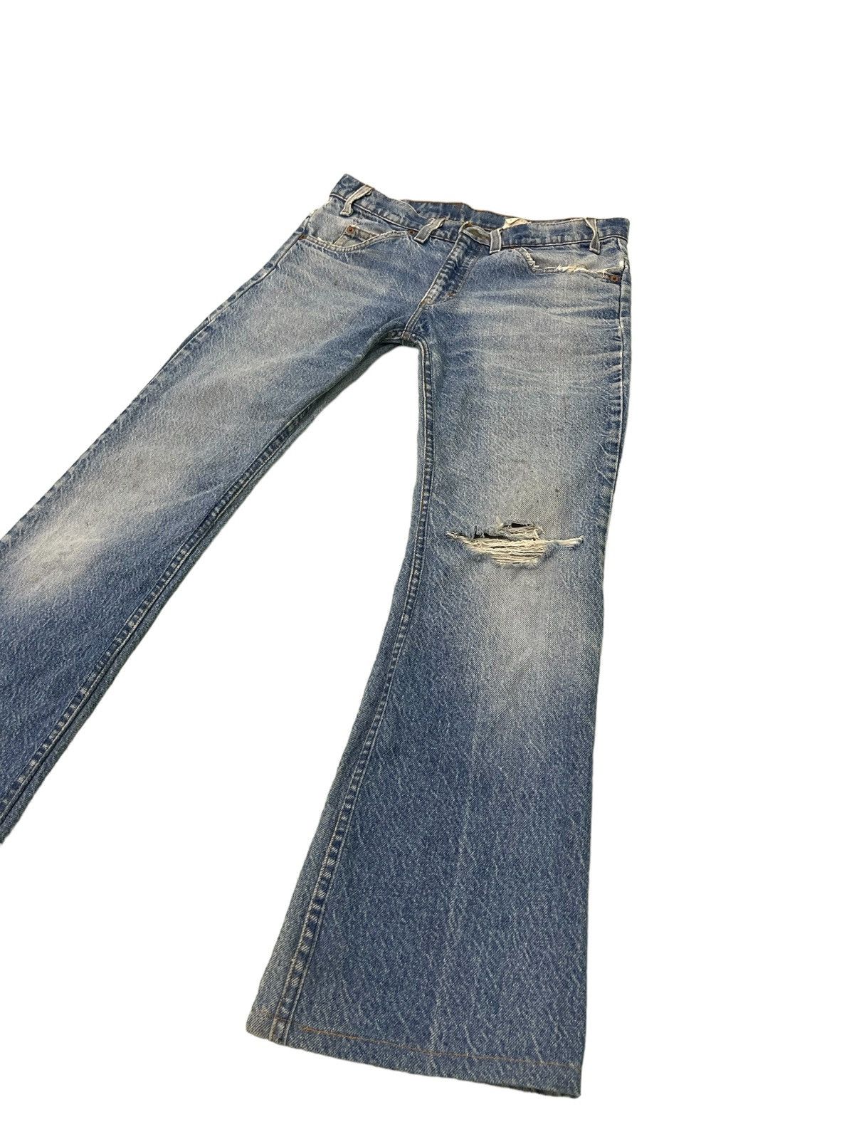 Levi's Vintage Clothing Flare Jeans 1995 Levi’s 517 USA Rebuild by Sample Japan 3🟦5 Size US 31 - 13 Thumbnail