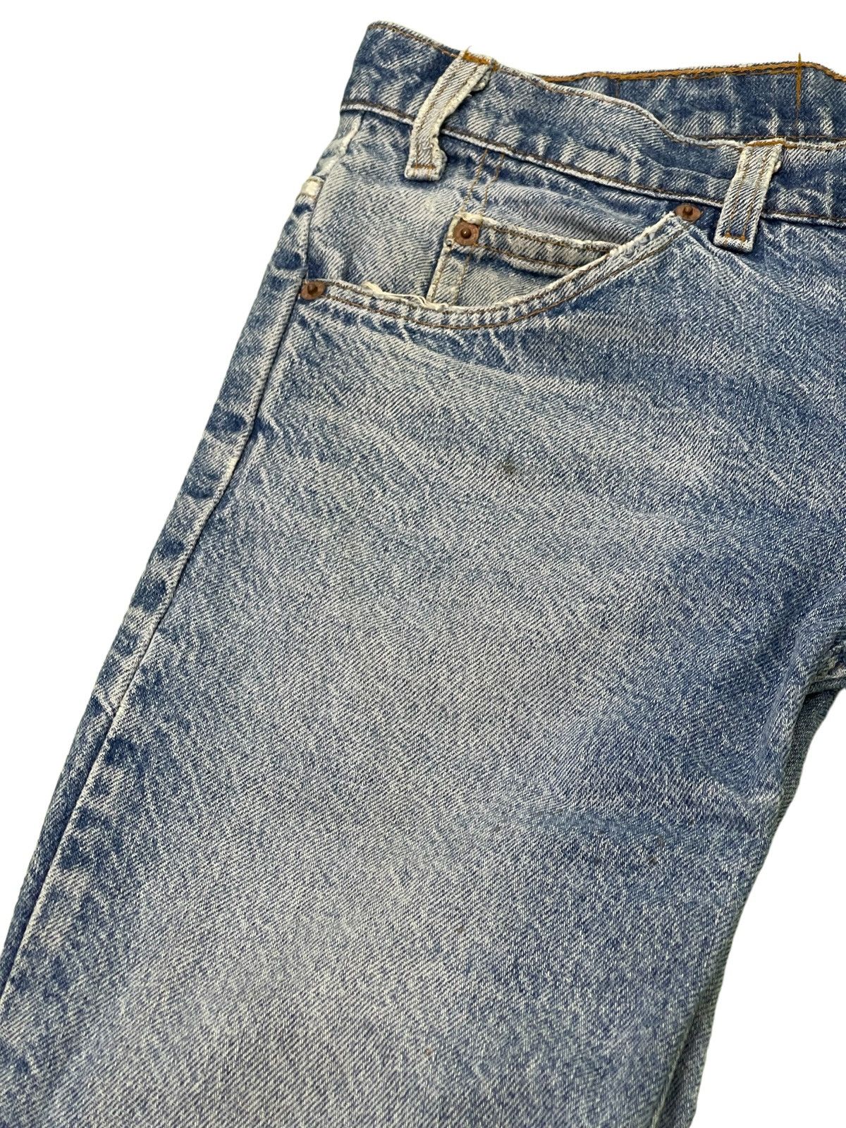 Levi's Vintage Clothing Flare Jeans 1995 Levi’s 517 USA Rebuild by Sample Japan 3🟦5 Size US 31 - 18 Thumbnail