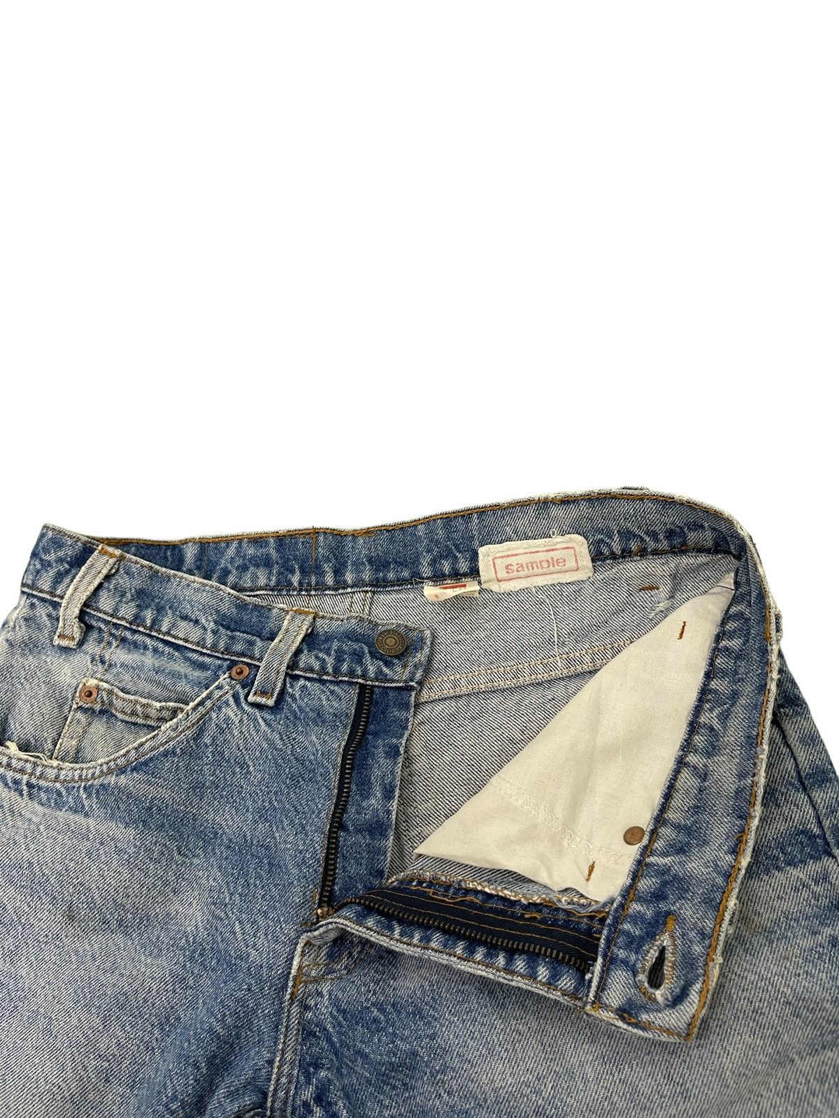Levi's Vintage Clothing Flare Jeans 1995 Levi’s 517 USA Rebuild by Sample Japan 3🟦5 Size US 31 - 22 Thumbnail
