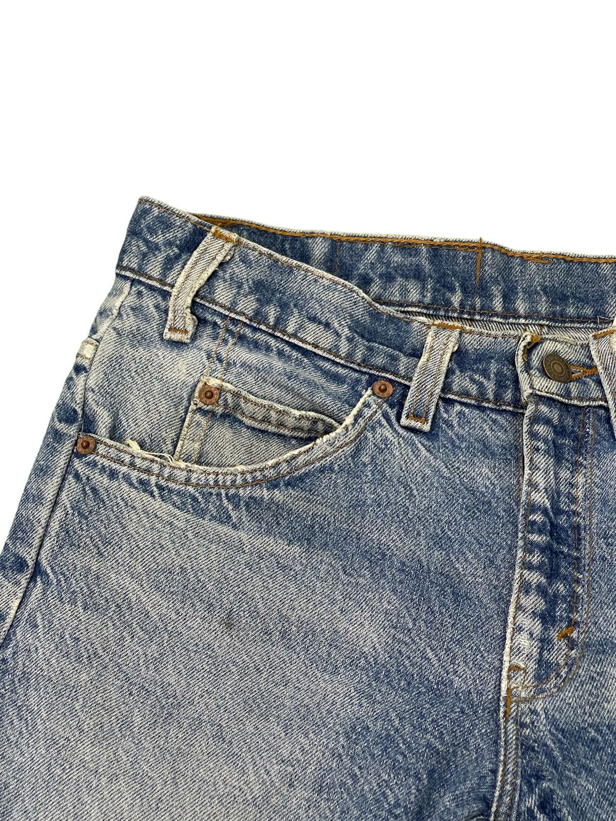 Levi's Vintage Clothing Flare Jeans 1995 Levi’s 517 USA Rebuild by Sample Japan 3🟦5 Size US 31 - 21 Thumbnail