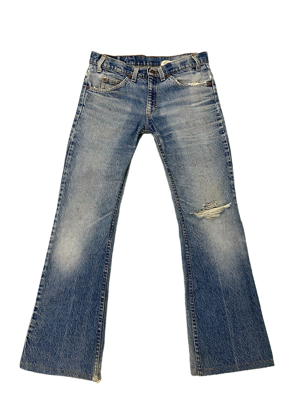 Levi's Vintage Clothing Flare Jeans 1995 Levi’s 517 USA Rebuild by Sample Japan 3🟦5 Size US 31 - 11 Thumbnail
