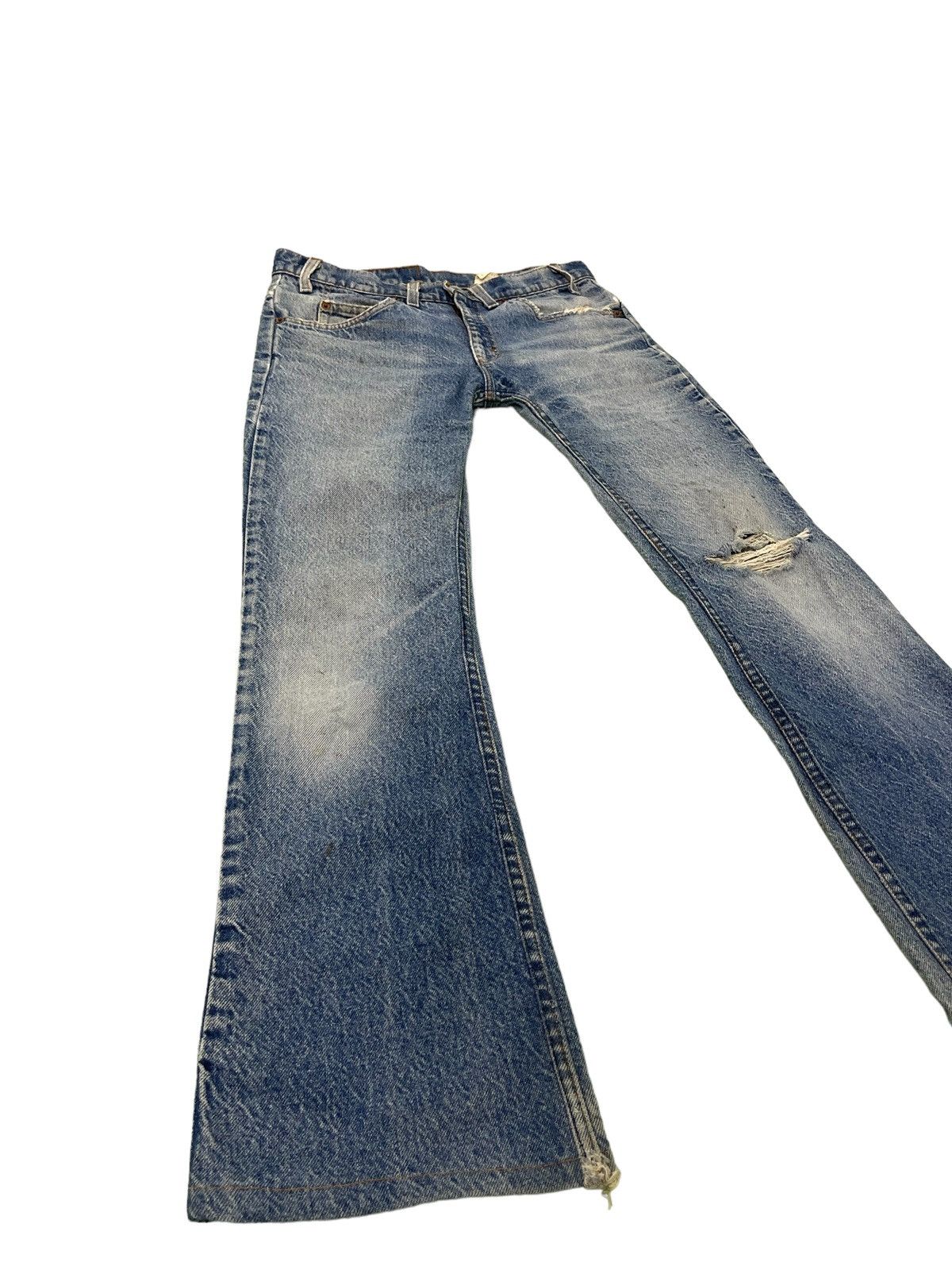 Levi's Vintage Clothing Flare Jeans 1995 Levi’s 517 USA Rebuild by Sample Japan 3🟦5 Size US 31 - 12 Thumbnail